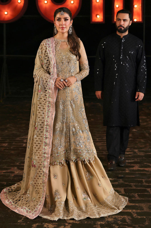NL-85 Raina - Jhoomro Unstitched Luxury Formals by Nureh at #VogueClothingStudio
