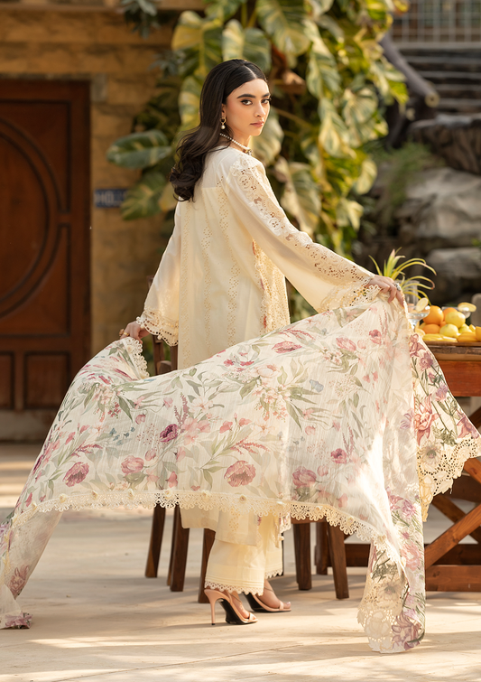 Beautifully designed SUBLIMATION PRINTED COTTON NET PATCHED DUPATTA.