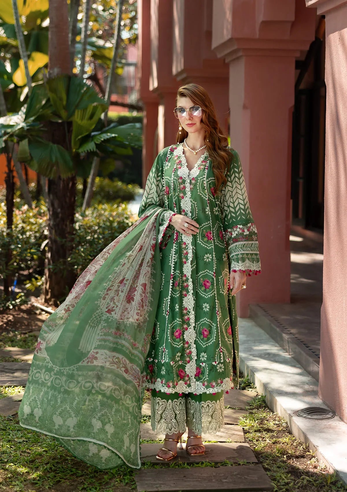 Elegent Digital Printed Lawn dress EDEN from ELAF SIGNATURE COLLECTION 2025.