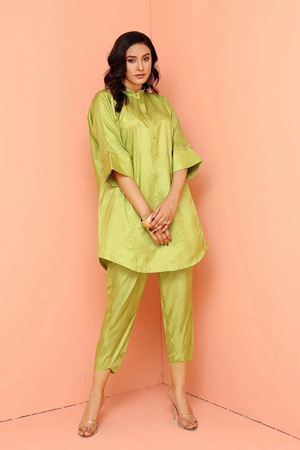 2 Pcs Stitched Silk SHIRT & TROUSER RKTC-040 KHAS STORES 