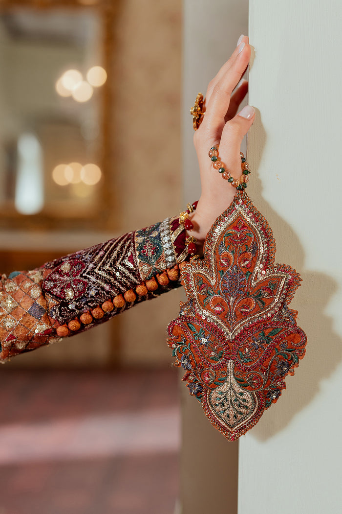 EMBROIDERED NET CH13-01 UNSTITCHED by Baroque at #VogueClothingStudio