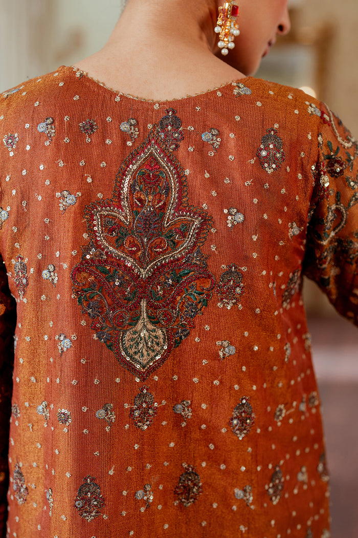 EMBROIDERED NET CH13-01 UNSTITCHED by Baroque at #VogueClothingStudio