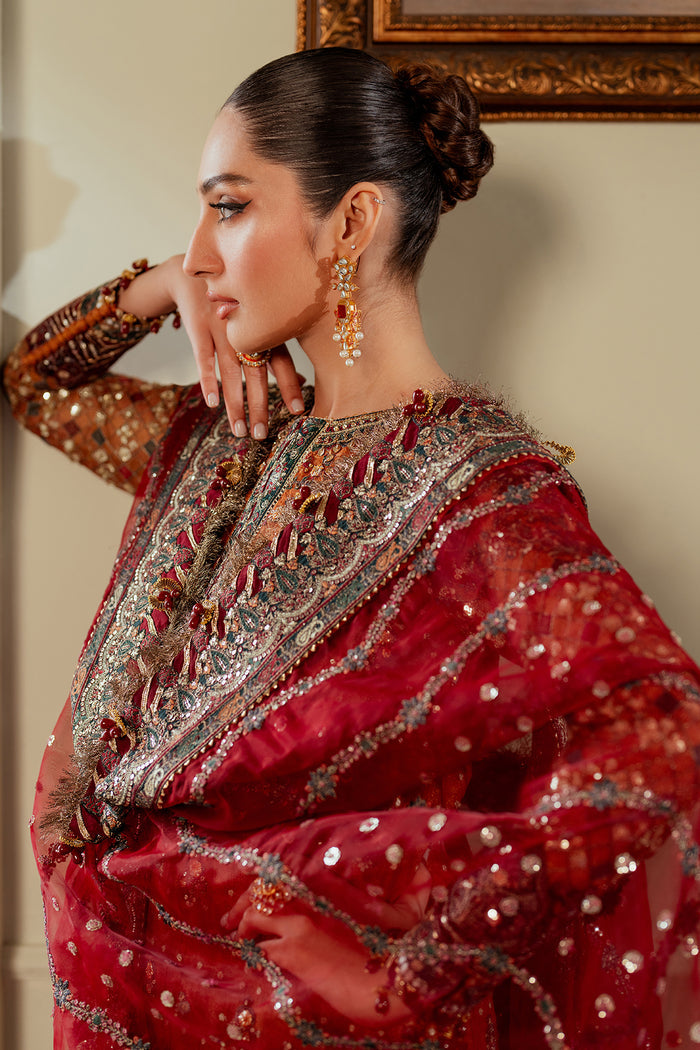 EMBROIDERED NET CH13-01 UNSTITCHED by Baroque at #VogueClothingStudio