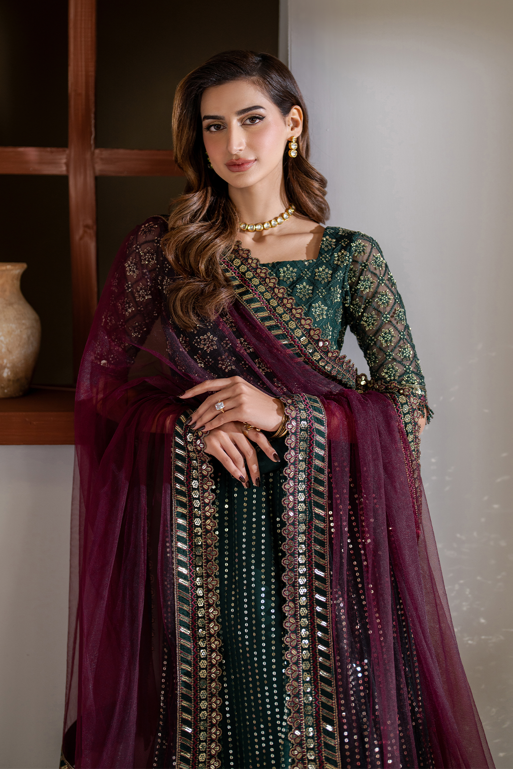 CC-65 Embroidered Net