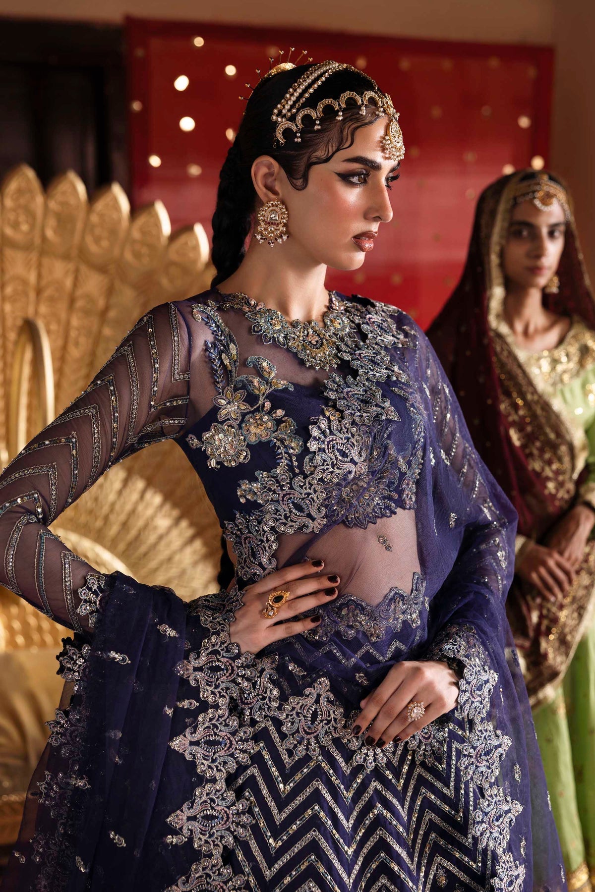 1592 Khanzadi - Sultaniya Luxury Formals by Akbar Aslam at #VogueClothingStudio
