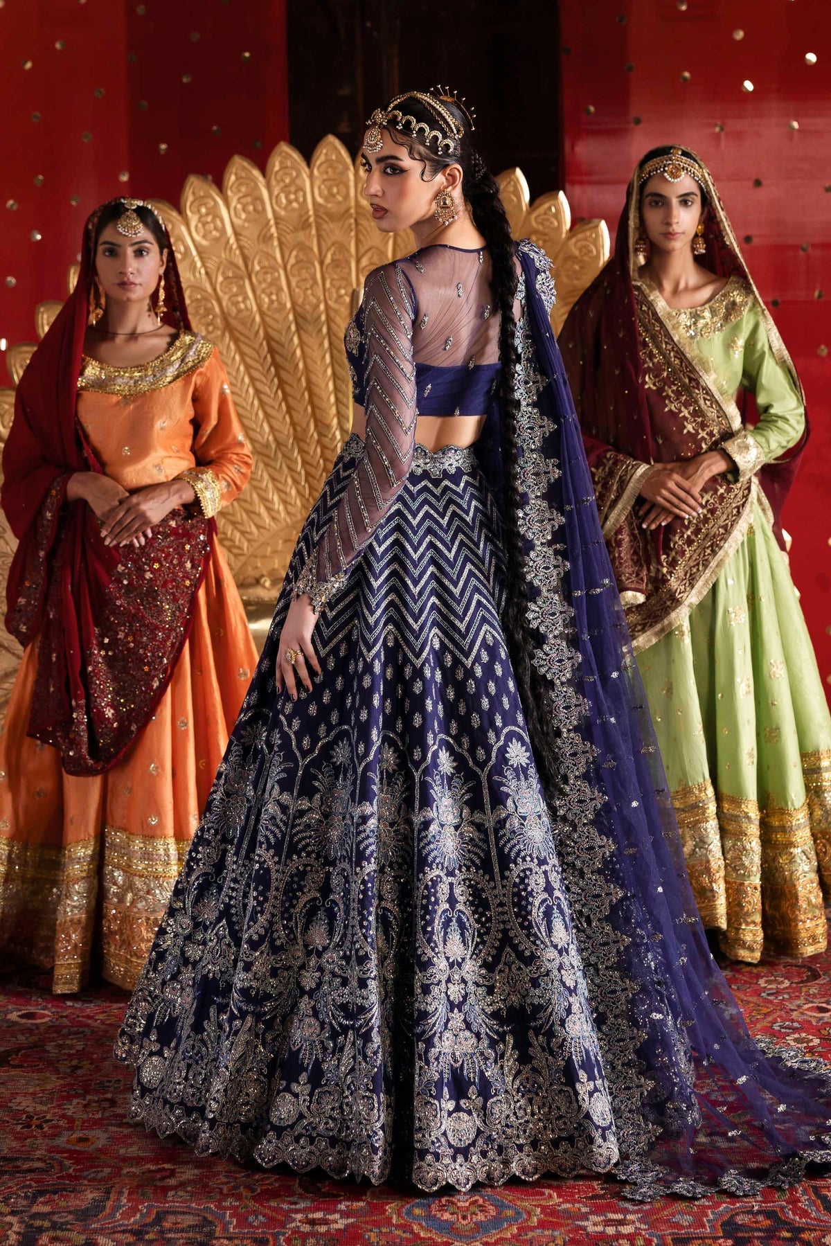 1592 Khanzadi - Sultaniya Luxury Formals by Akbar Aslam at #VogueClothingStudio