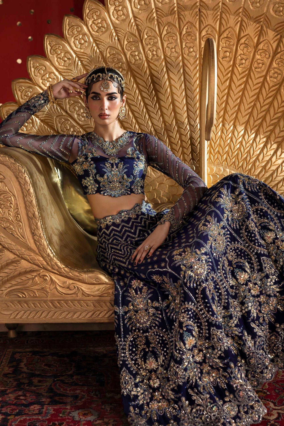 1592 Khanzadi - Sultaniya Luxury Formals by Akbar Aslam at #VogueClothingStudio