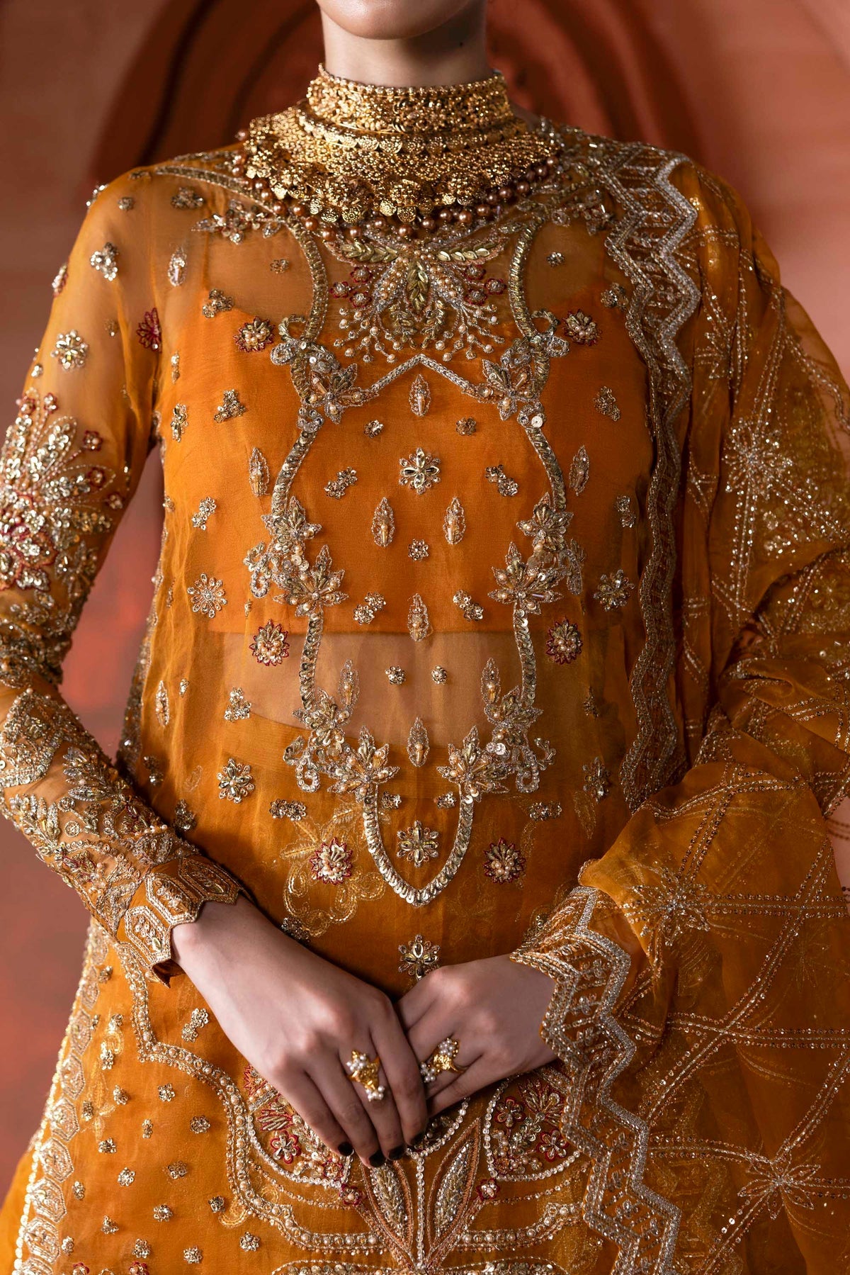 1595 Zareen - Sultaniya Luxury Formals by Akbar Aslam at #VogueClothingStudio