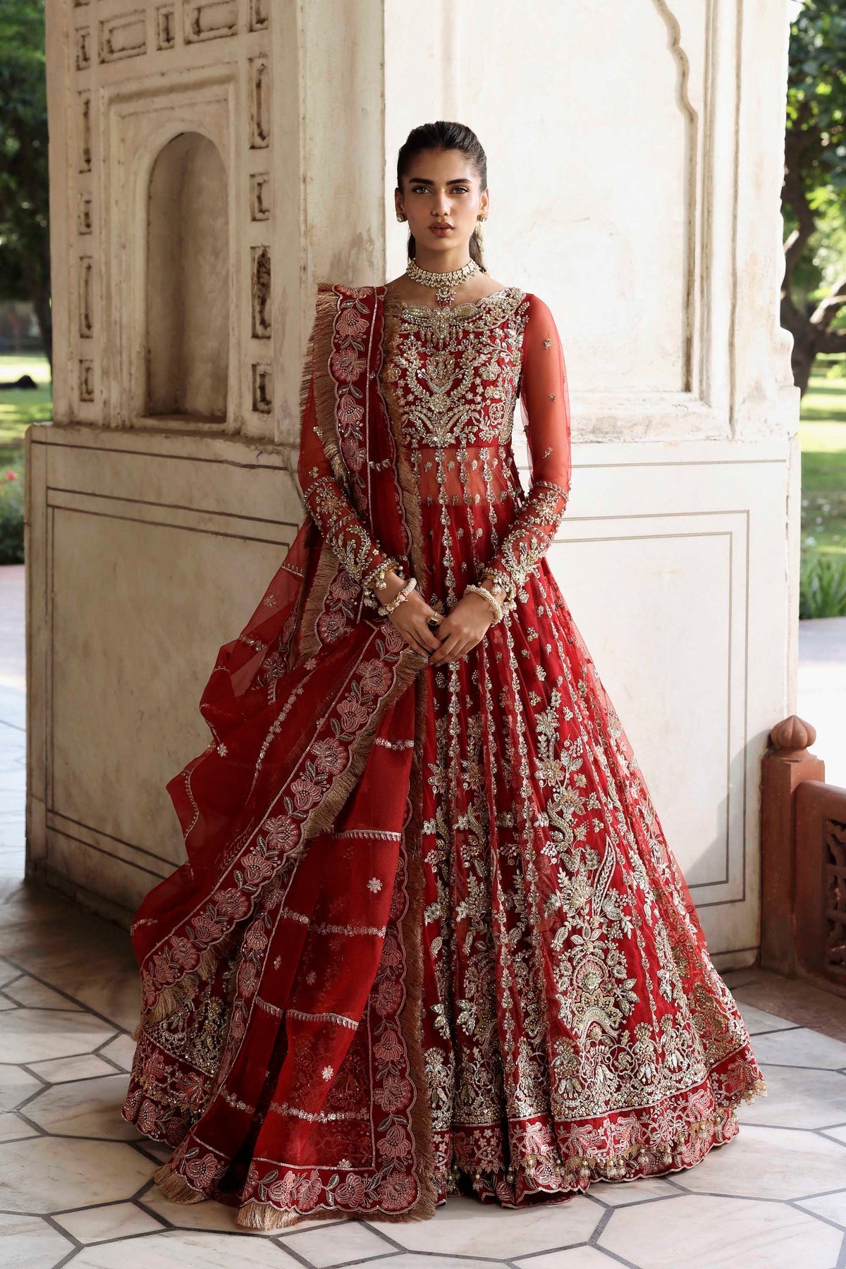 1601 Sarmast - Rang Mehal by Akbar Aslam at #VogueClothingStudio