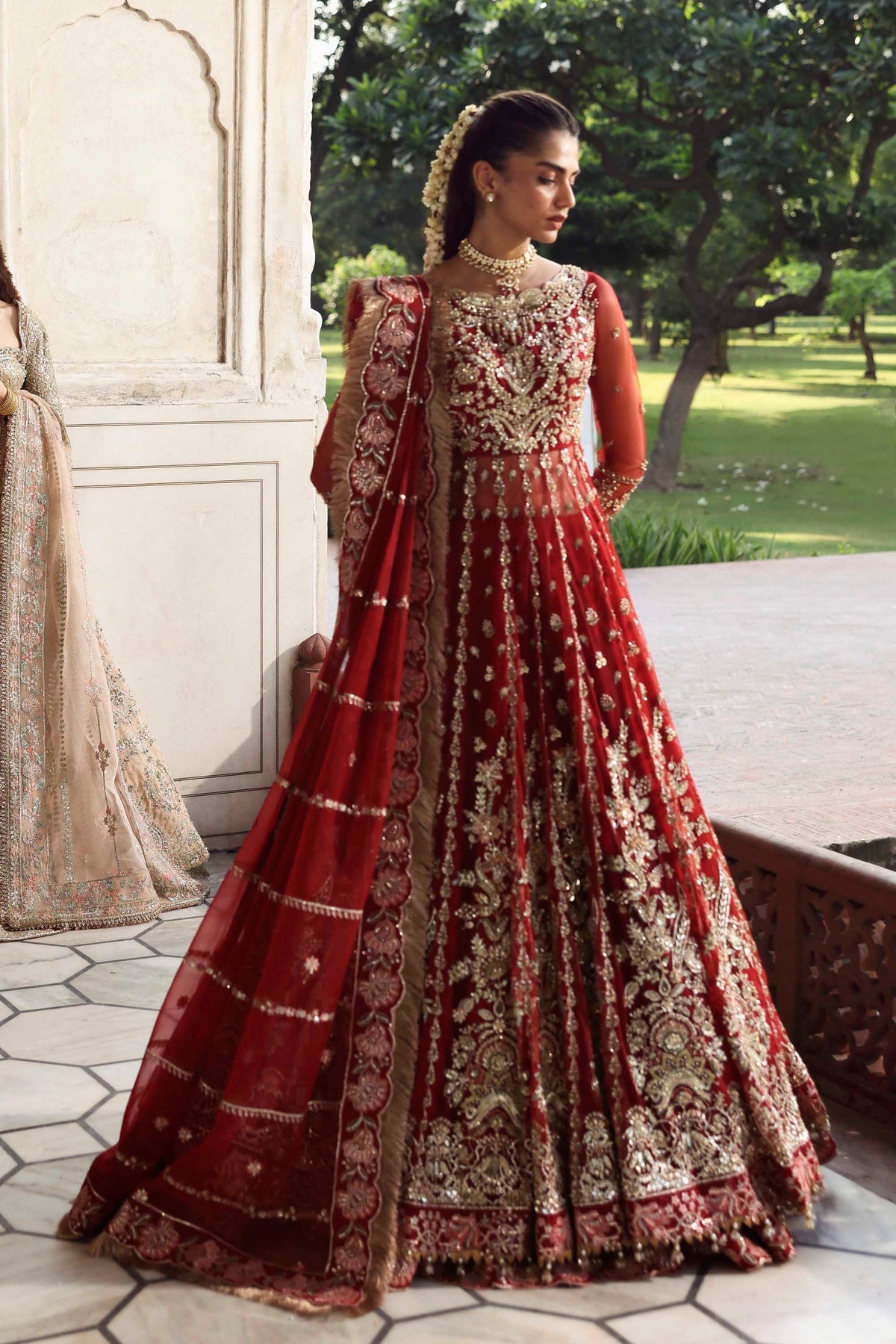 1601 Sarmast - Rang Mehal by Akbar Aslam at #VogueClothingStudio