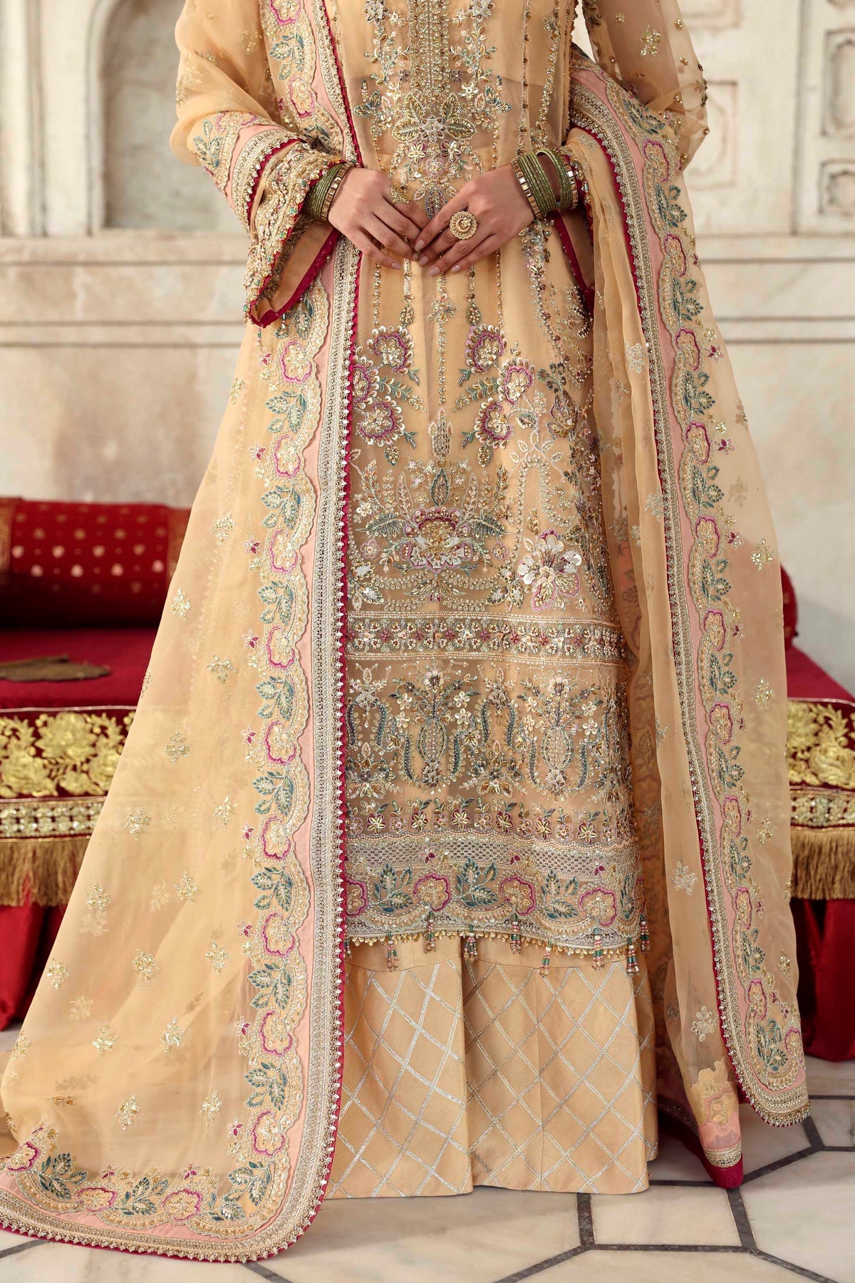 1606 Mishil - Rang Mehal by Akbar Aslam at #VogueClothingStudio