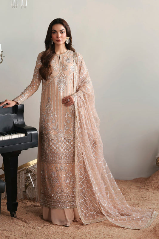 Elodie from MEERAS Luxury Chiffon by Akbar Aslam at #VogueClothingStudio
