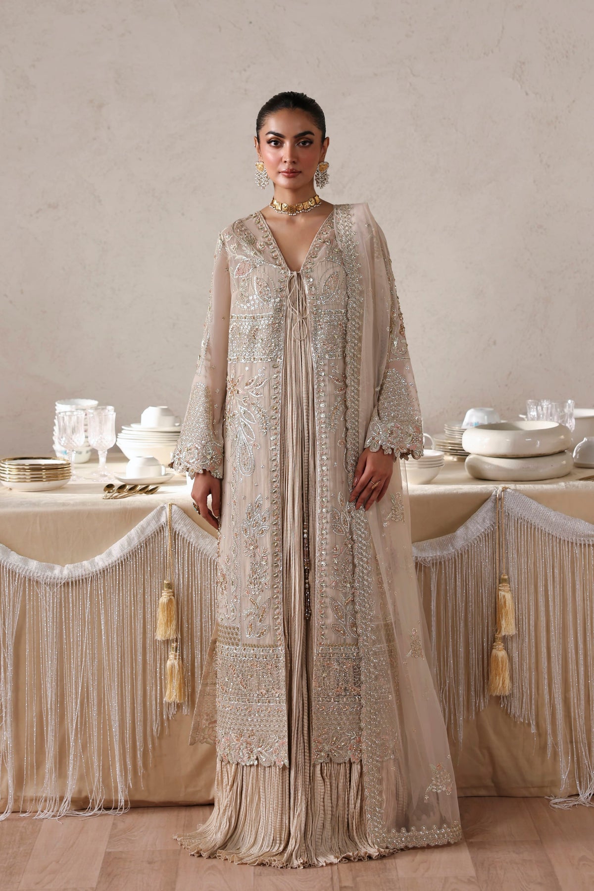 Marceline from MEERAS Luxury Chiffon by Akbar Aslam at #VogueClothingStudio