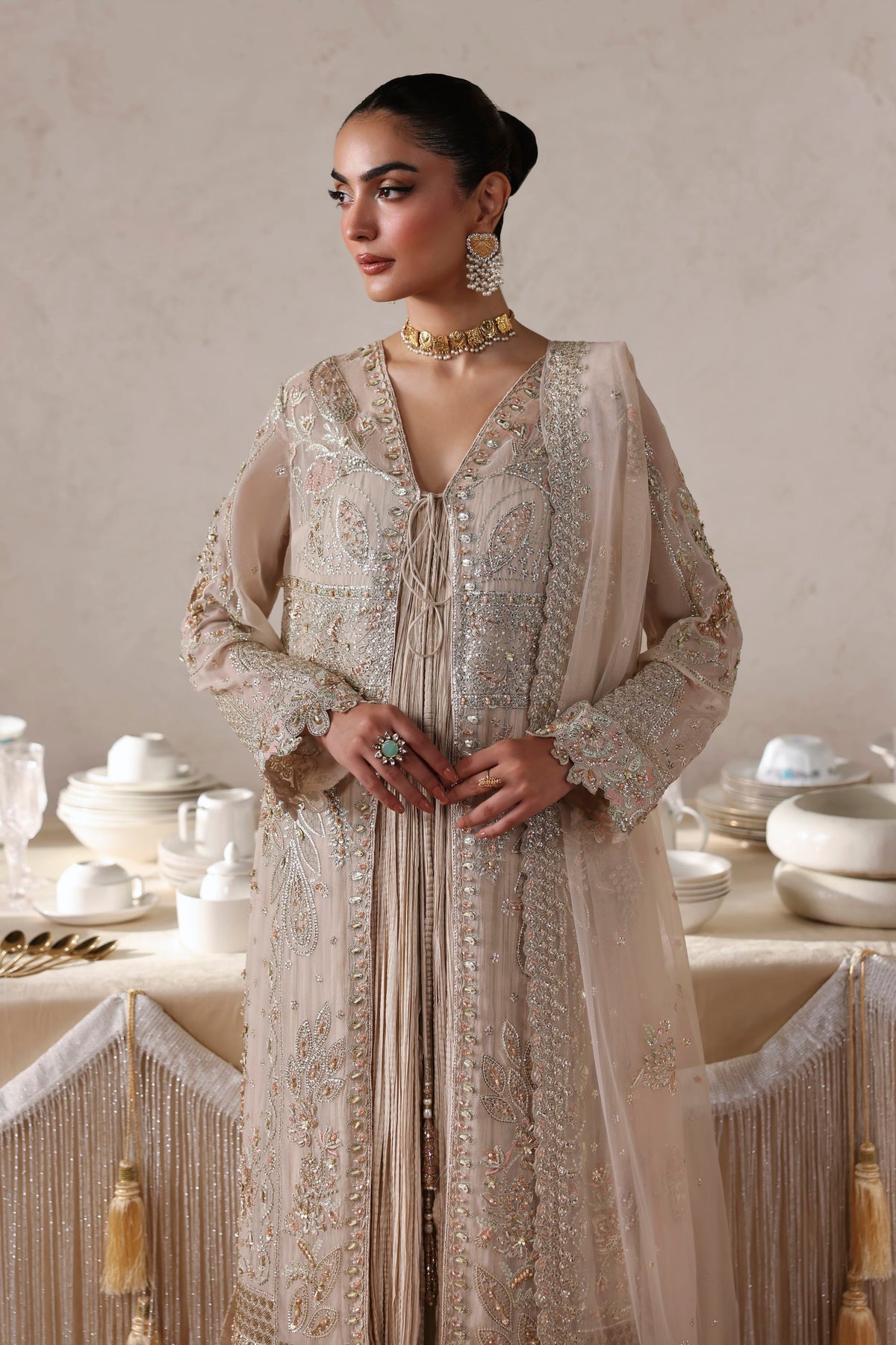 Marceline from MEERAS Luxury Chiffon by Akbar Aslam at #VogueClothingStudio