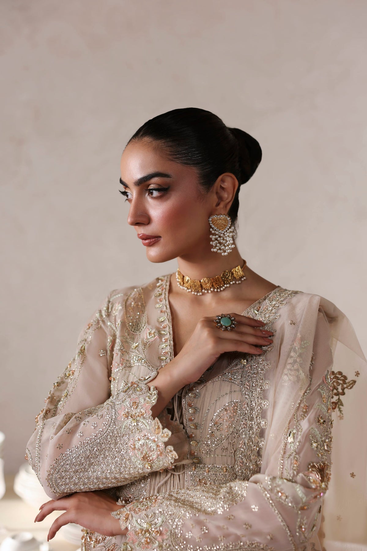 Marceline from MEERAS Luxury Chiffon by Akbar Aslam at #VogueClothingStudio