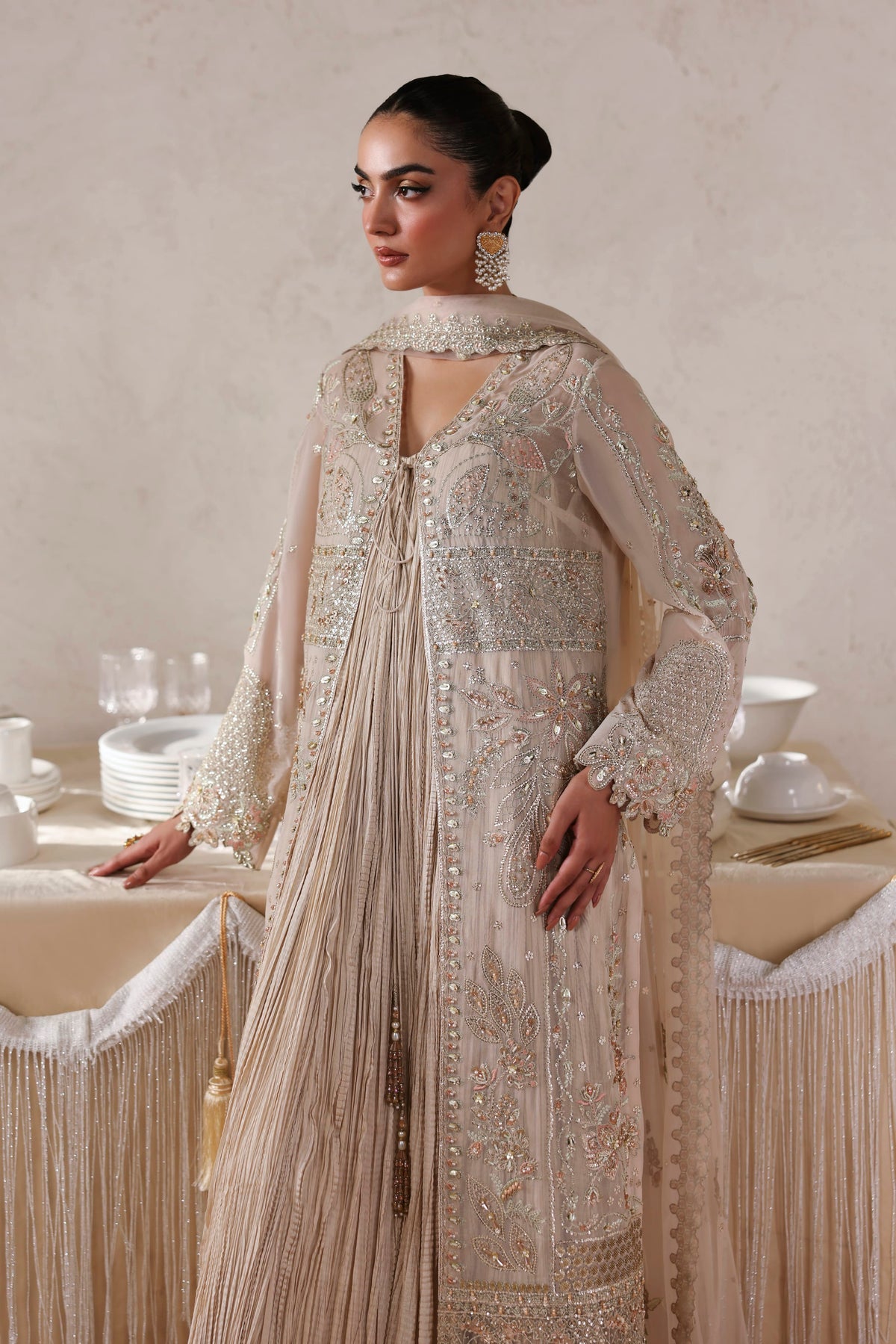 Marceline from MEERAS Luxury Chiffon by Akbar Aslam at #VogueClothingStudio