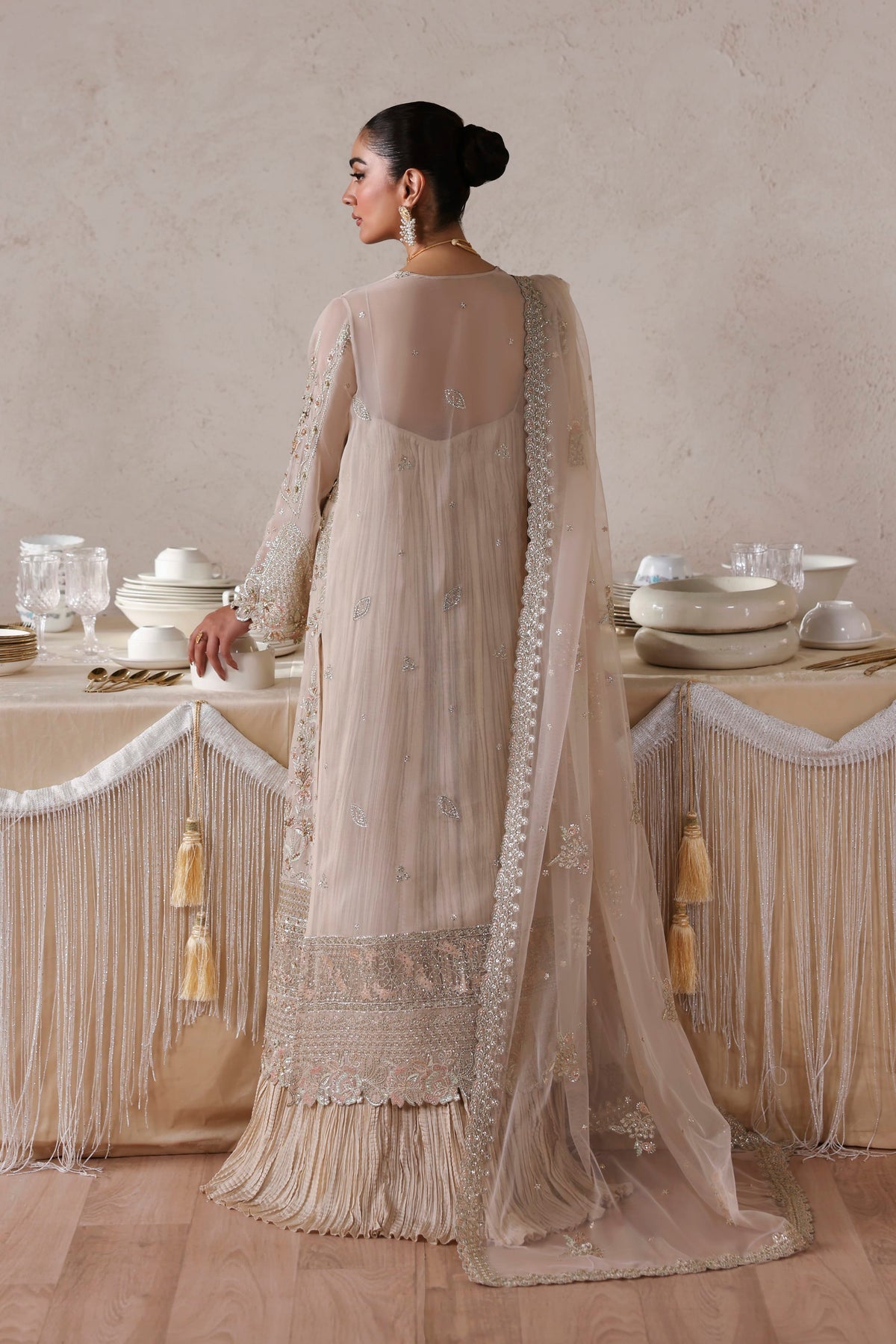 Marceline from MEERAS Luxury Chiffon by Akbar Aslam at #VogueClothingStudio