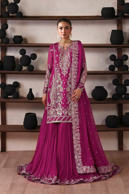 Rosalie from MEERAS Luxury Chiffon by Akbar Aslam at #VogueClothingStudio