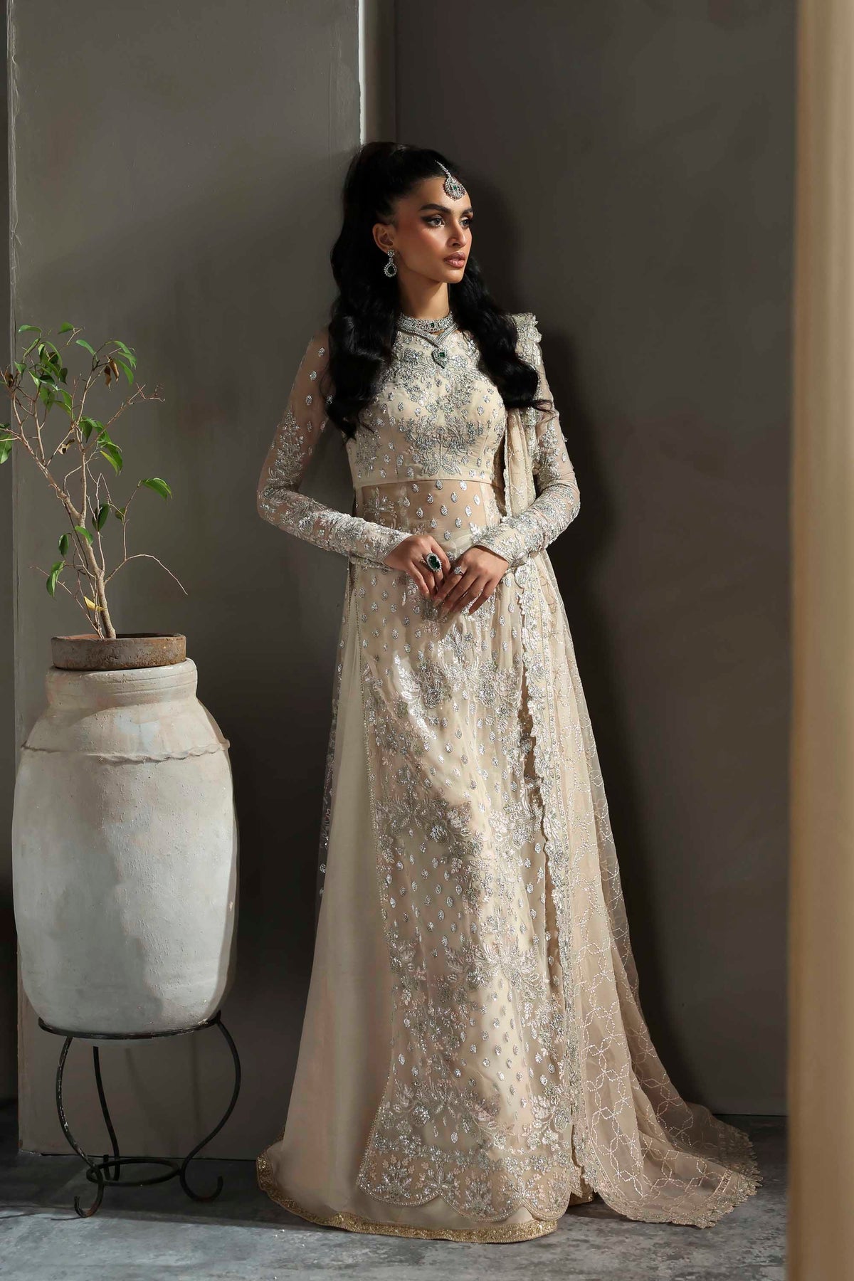 1611 Sehrya - MEERAS Luxury Chiffon by Akbar Aslam at #VogueClothingStudio