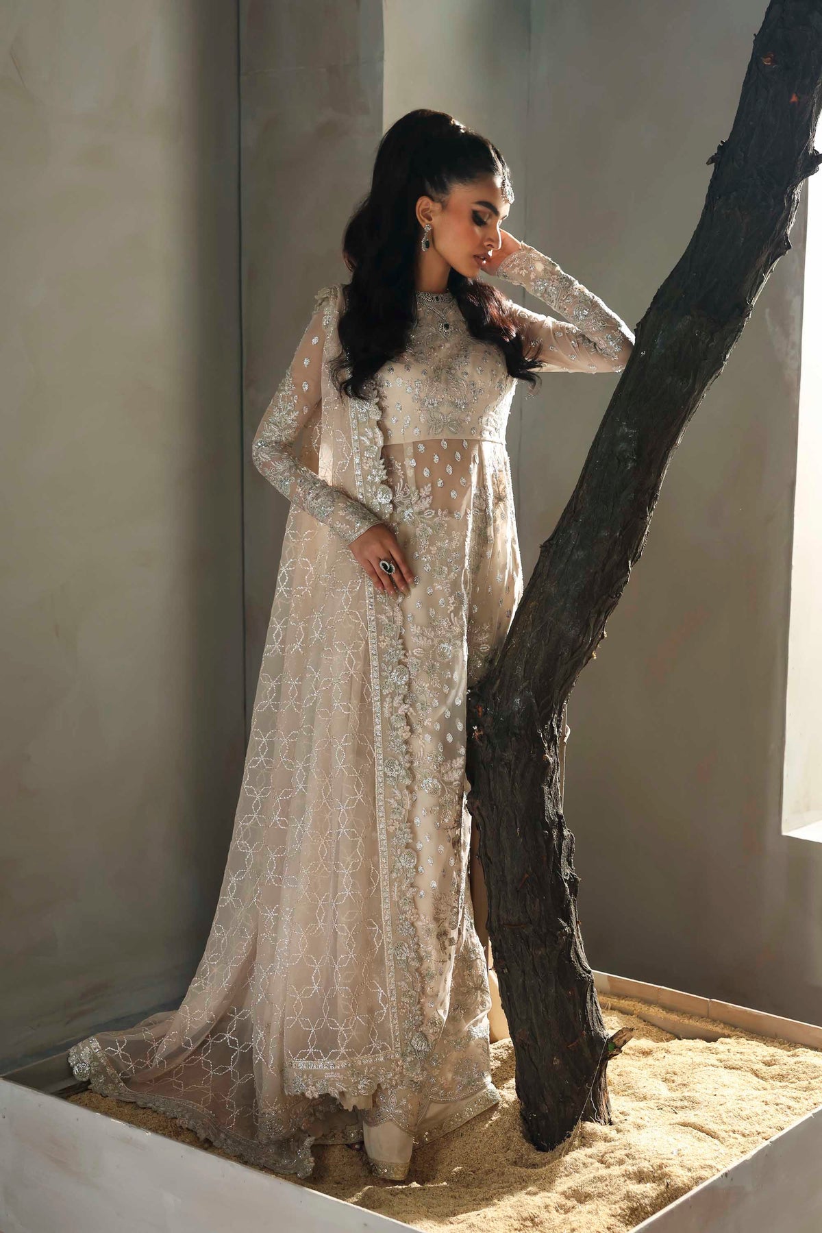 1611 Sehrya - MEERAS Luxury Chiffon by Akbar Aslam at #VogueClothingStudio