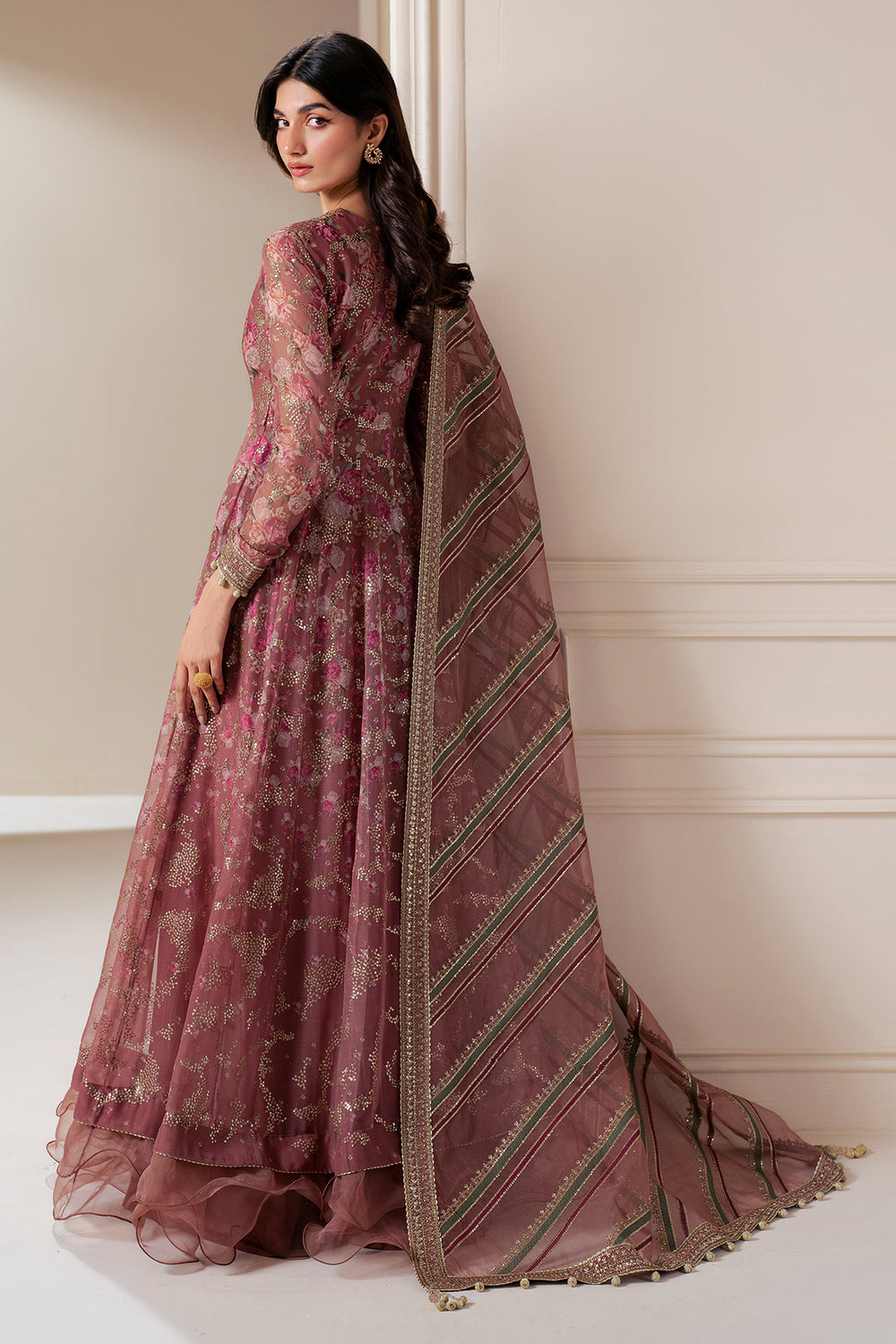 JZ-UC-D3064-0 EMBROIDERED CHIFFON