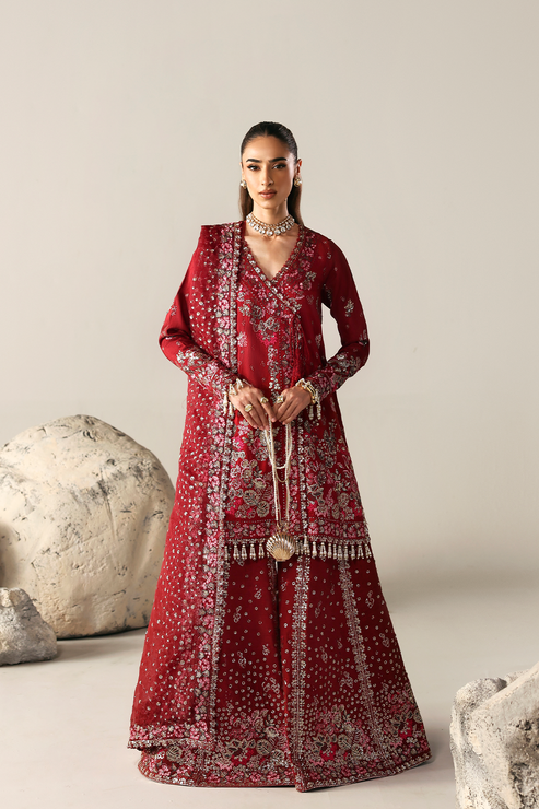 SERENITY BLOOM - Serein luxe silk by Emaan Adeel at #VogueClothingStudio