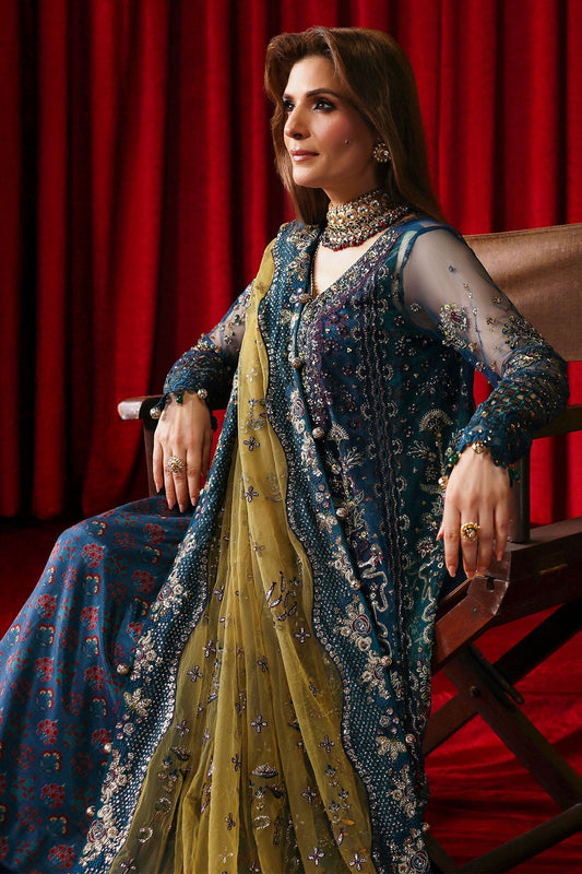 NL-84 Resham - Jhoomro Unstitched Luxury Formals by Nureh at #VogueClothingStudio