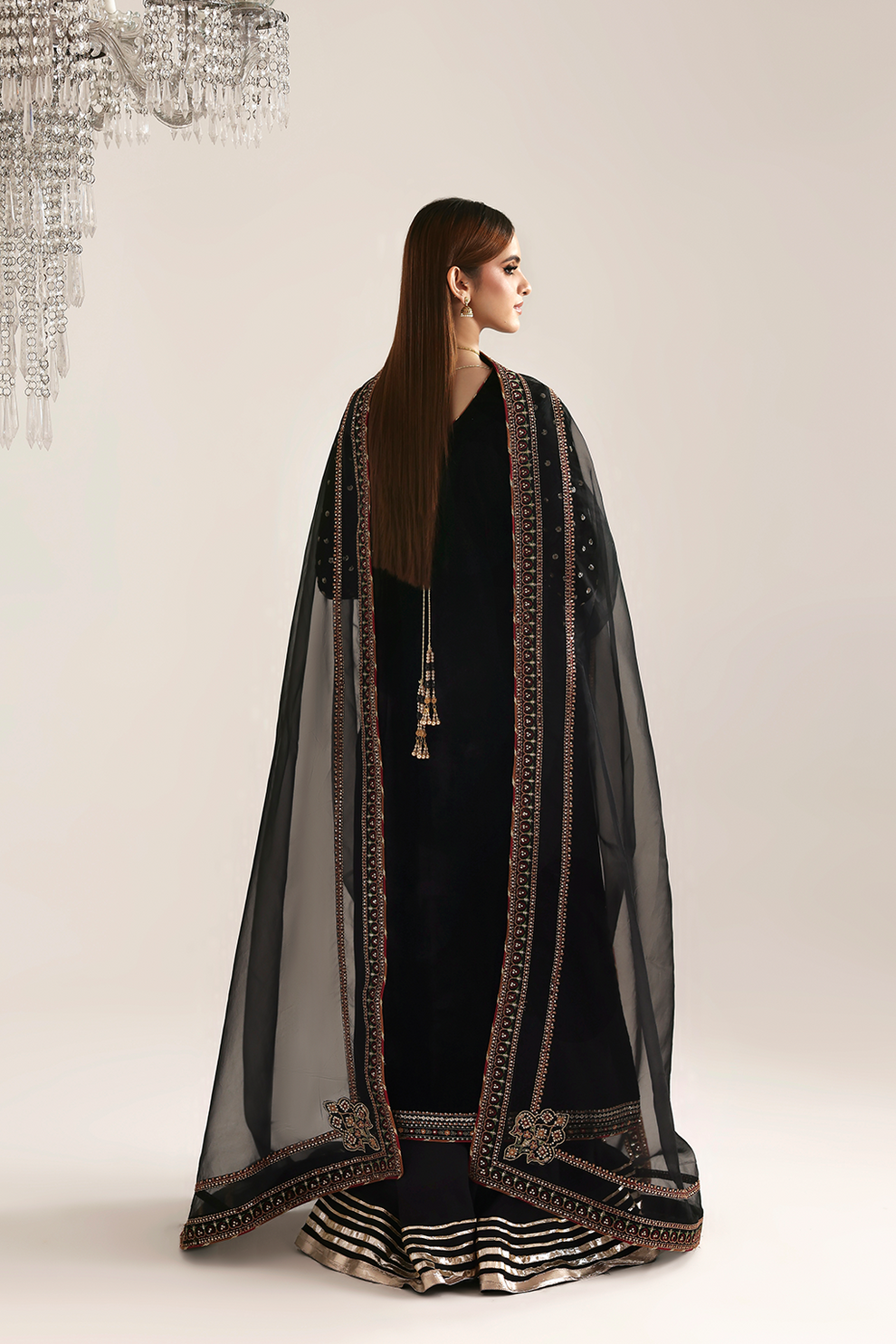 RAZIA Zarposh velvet collection by Emaan Adeel at #VogueClothingStudio