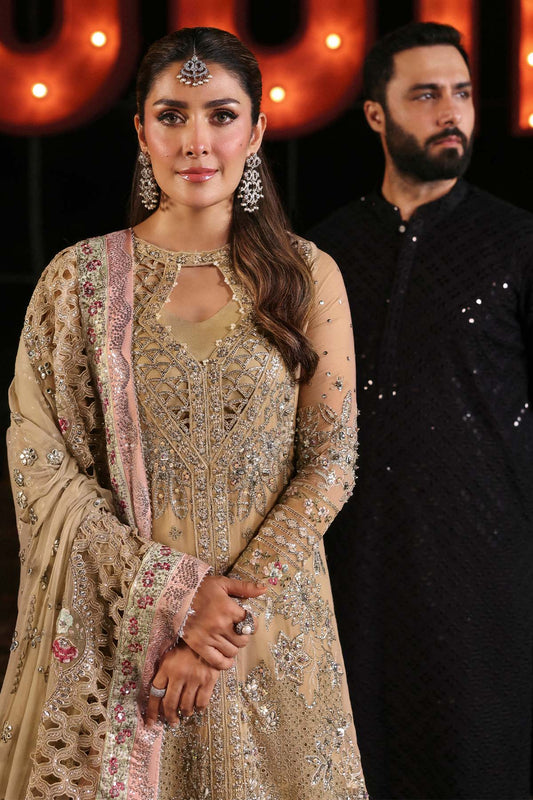 NL-85 Raina - Jhoomro Unstitched Luxury Formals by Nureh at #VogueClothingStudio