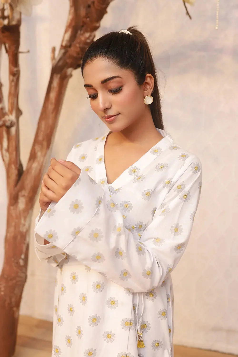 2PC Printed Stitched Cambric Suit KST-24021 Printed KHAS STORES 