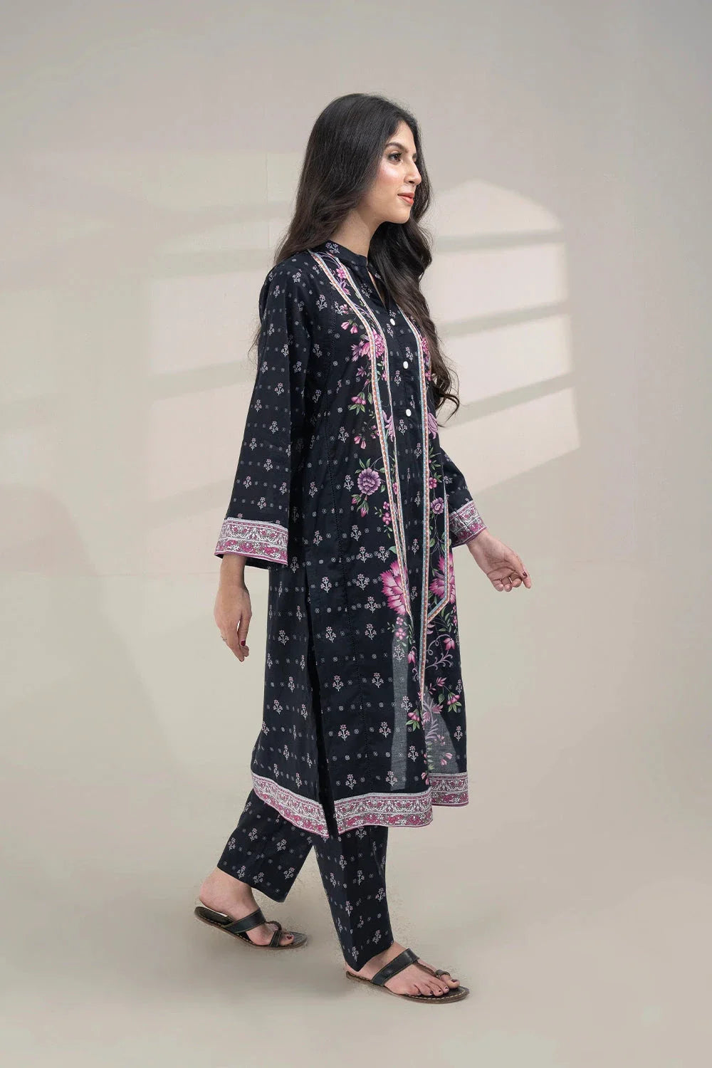 2PC Stitched Printed Lawn Shirt and Trouser RKTW-3348 Printed KHAS STORES 