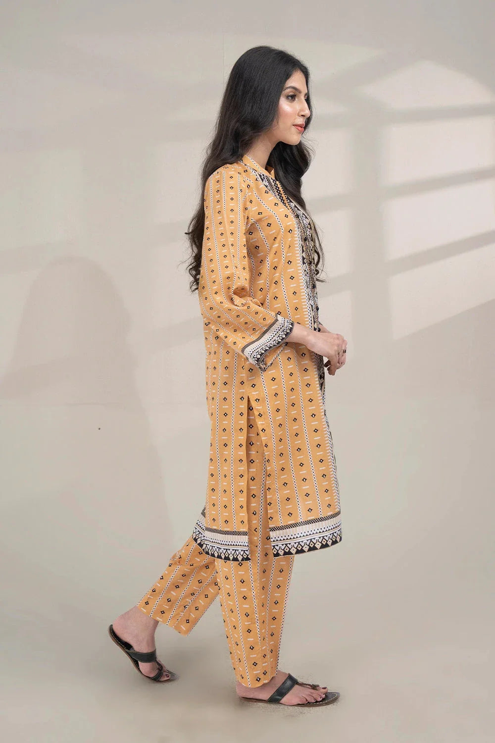 2PC Stitched Printed Lawn Shirt and Trouser RKTW-3349 Printed KHAS STORES 