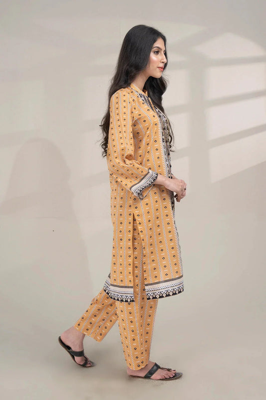 2PC Stitched Printed Lawn Shirt and Trouser RKTW-3349 Printed KHAS STORES 