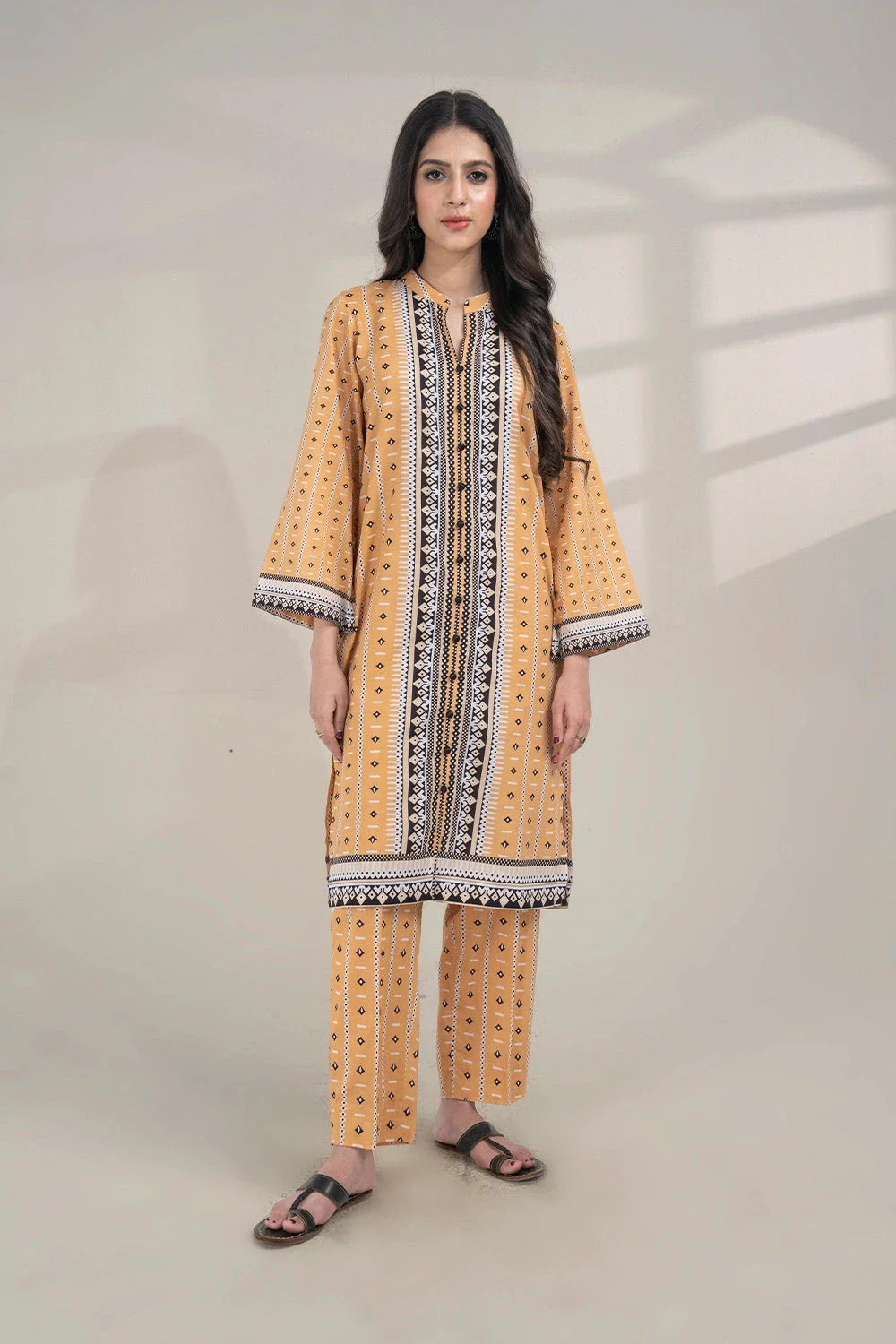 2PC Stitched Printed Lawn Shirt and Trouser RKTW-3349 Printed KHAS STORES 