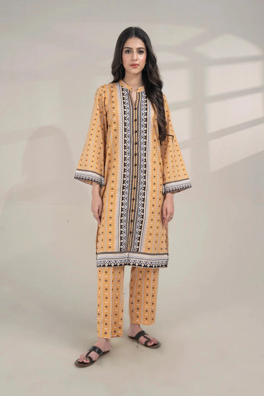 2PC Stitched Printed Lawn Shirt and Trouser RKTW-3349 Printed KHAS STORES 