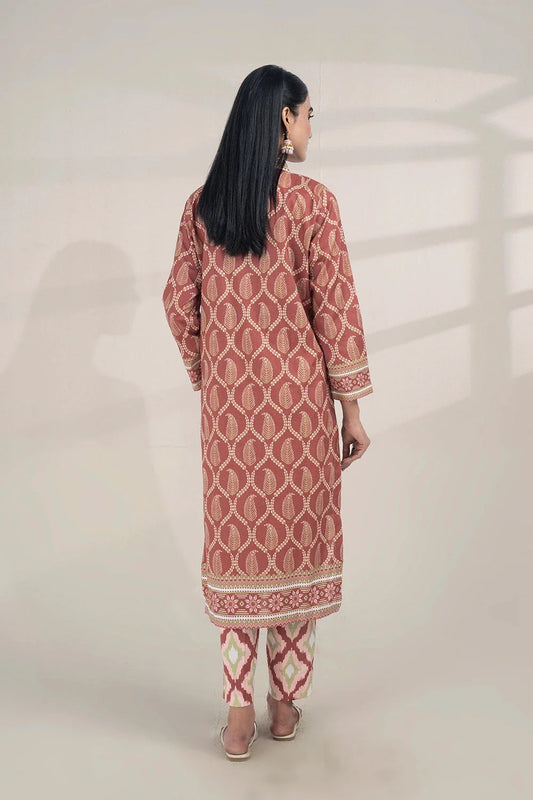 2PC Stitched Printed Lawn Shirt and Trouser RKTW-3351 Printed KHAS STORES 