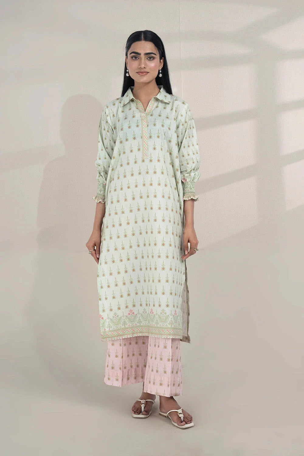 2PC Stitched Printed Lawn Shirt and Trouser RKTW-3352 Printed KHAS STORES 