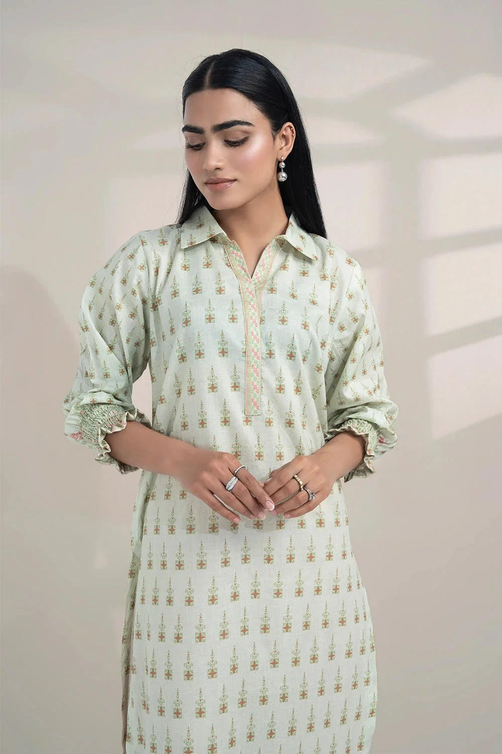 2PC Stitched Printed Lawn Shirt and Trouser RKTW-3352 Printed KHAS STORES 