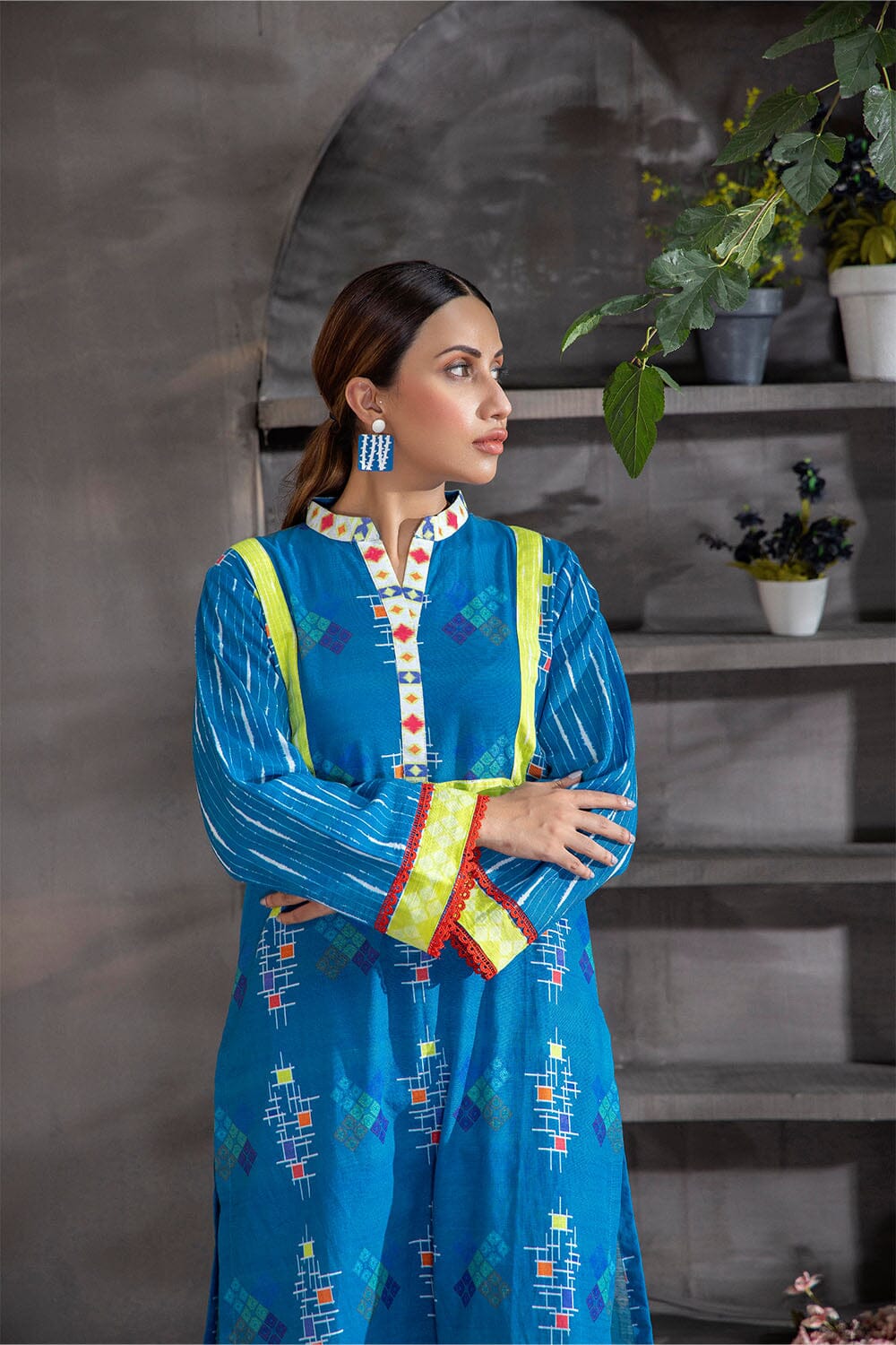 2PC Unstitched Khaddar Suit RKT-2318 KHAS STORES 