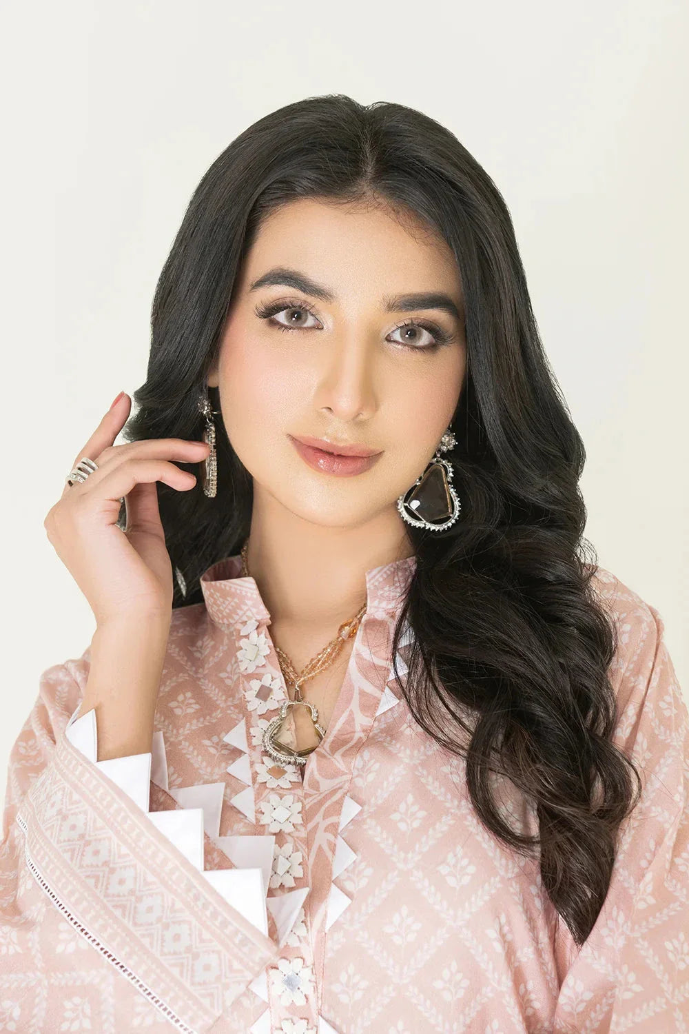 2PC Unstitched Printed Lawn Shirt and Trouser I KST-3830 Printed KHAS STORES 
