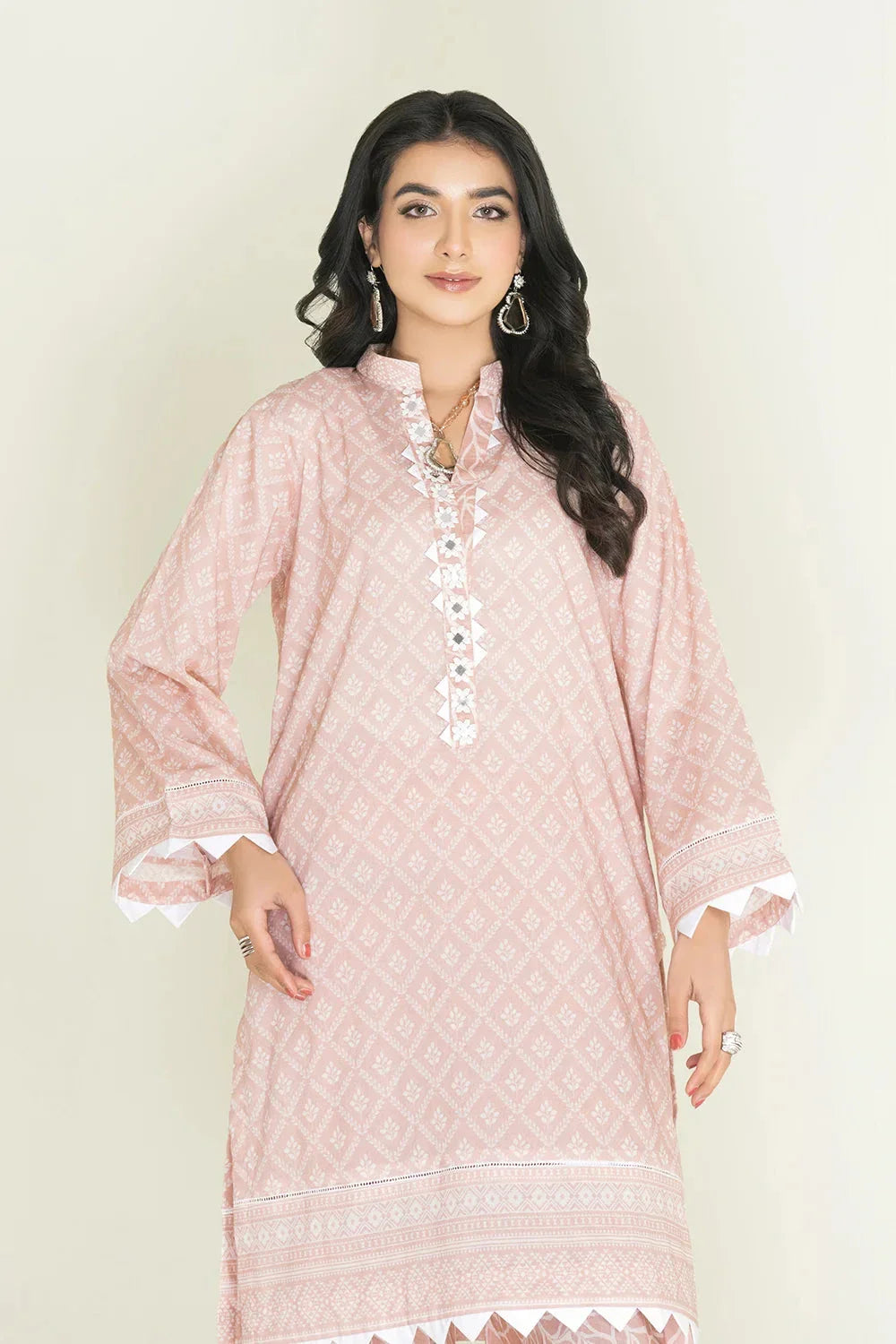2PC Unstitched Printed Lawn Shirt and Trouser I KST-3830 Printed KHAS STORES 