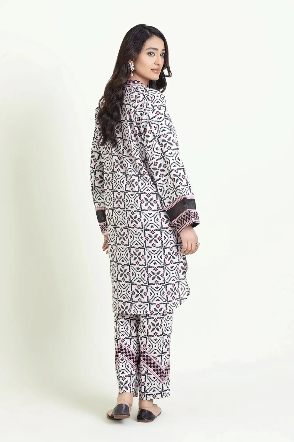 2PC Unstitched Printed Lawn Shirt and Trouser I KST-3832 A Printed KHAS STORES 
