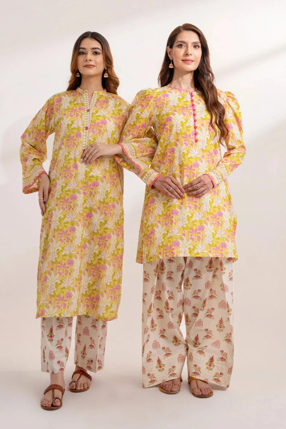 2PC Unstitched Printed Lawn Shirt and Trouser KST-3246 Printed KHAS STORES 