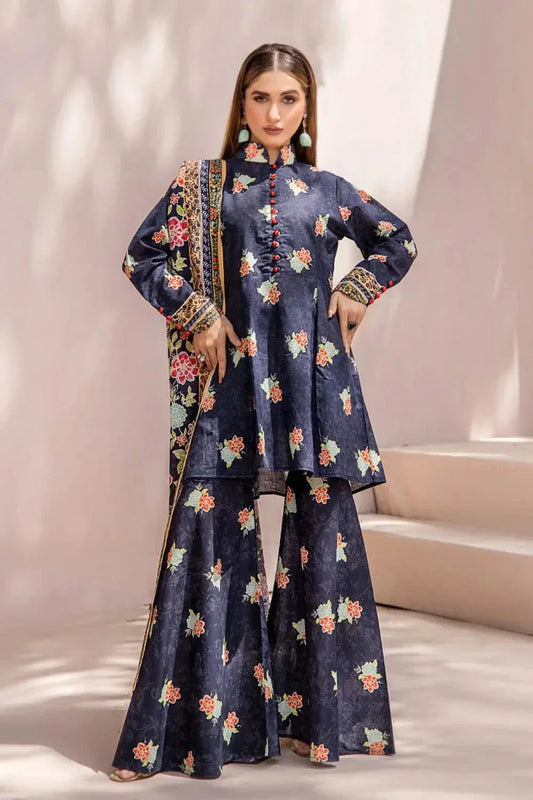 3 Pcs Unstitched Khaddar Suit KKH-2226 KHAS STORES 
