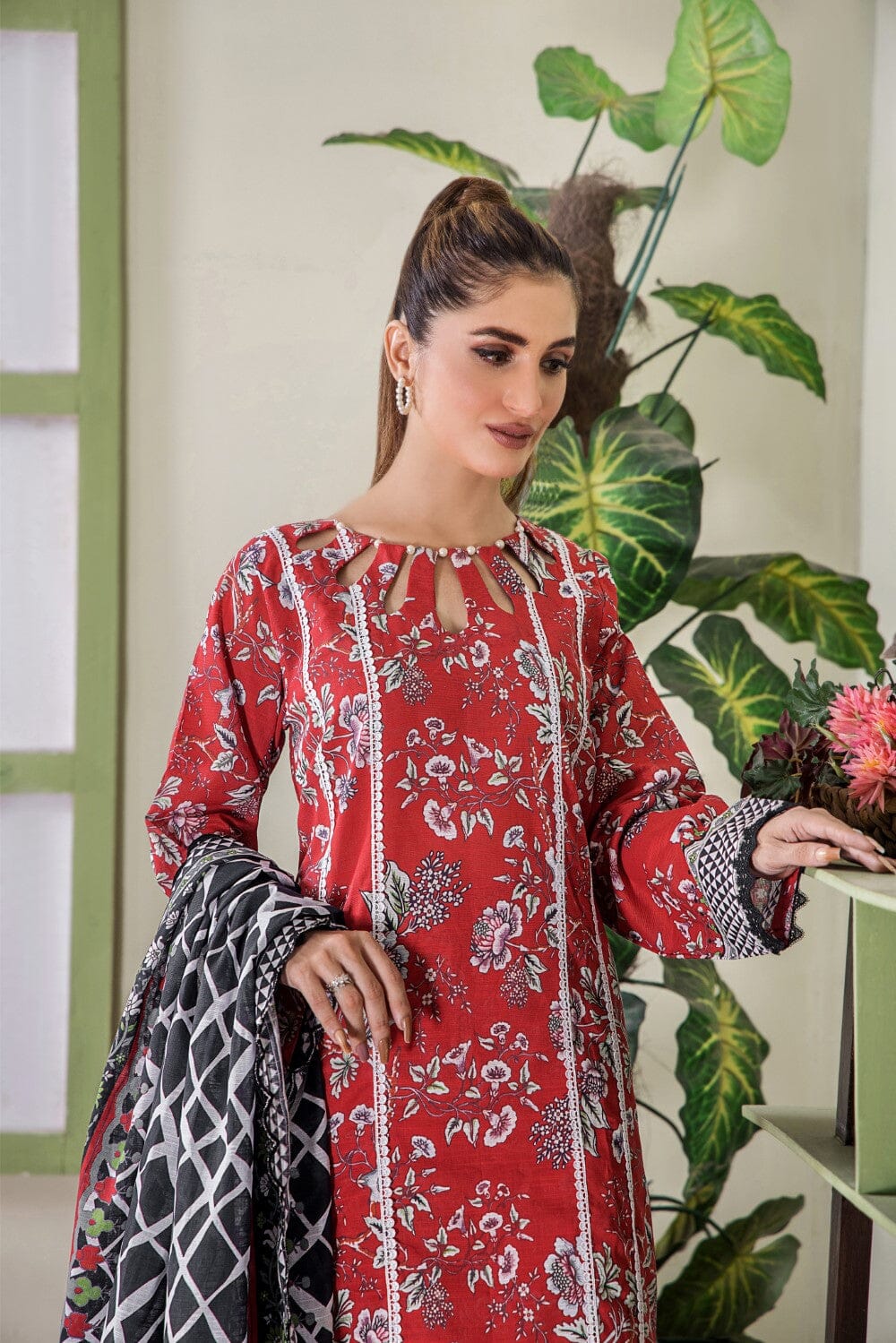 3 Pcs Unstitched Khaddar Suit KKH-2231 KHAS STORES 