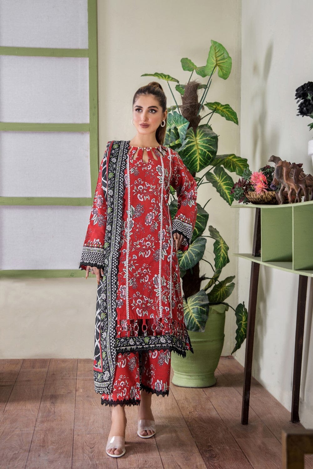 3 Pcs Unstitched Khaddar Suit KKH-2231 KHAS STORES 