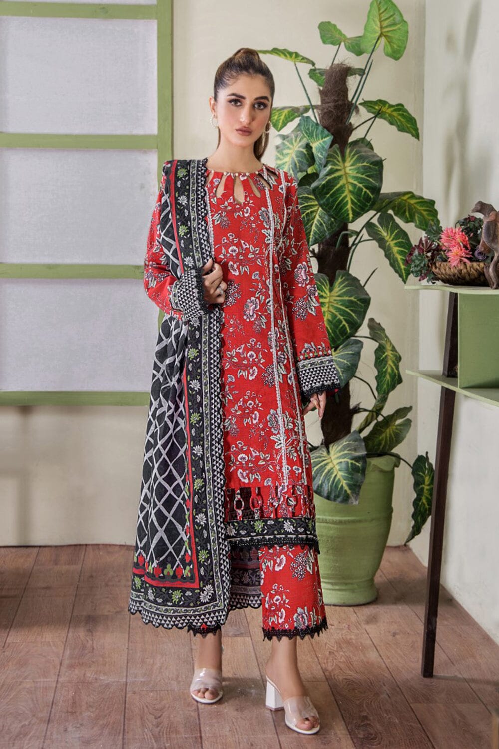 3 Pcs Unstitched Khaddar Suit KKH-2231 KHAS STORES 