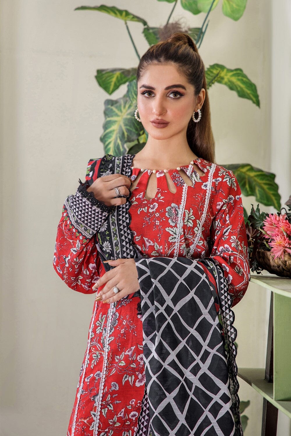 3 Pcs Unstitched Khaddar Suit KKH-2231 KHAS STORES 