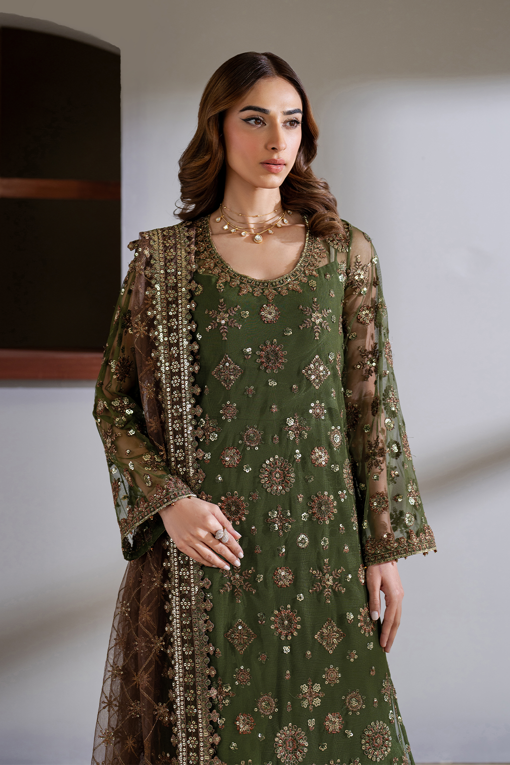 CC-62 Embroidered Net