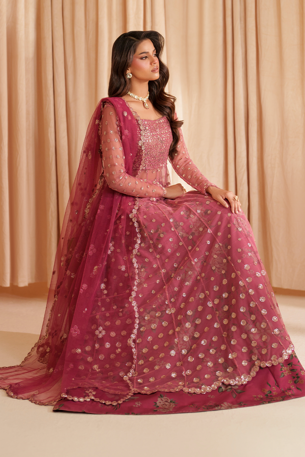 CC-72  Embroidered Net - Iznik